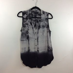 Rock&Republic| sleeveless| button down